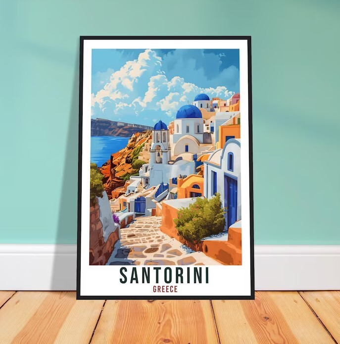 Vintage Ronda Spain Travel Art Print for Home Decor  