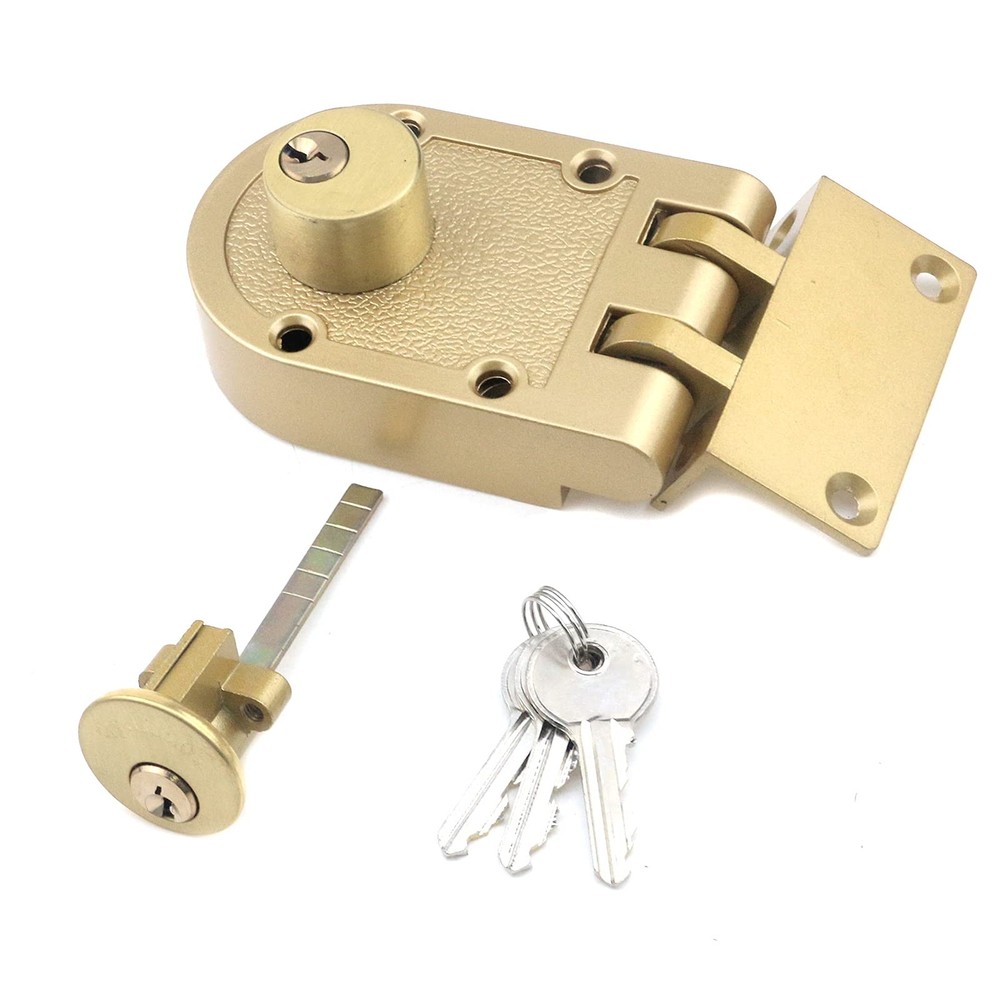 Heavy Duty Jimmy Proof Double Cylinder Deadbolt Lock for Enhanced Security