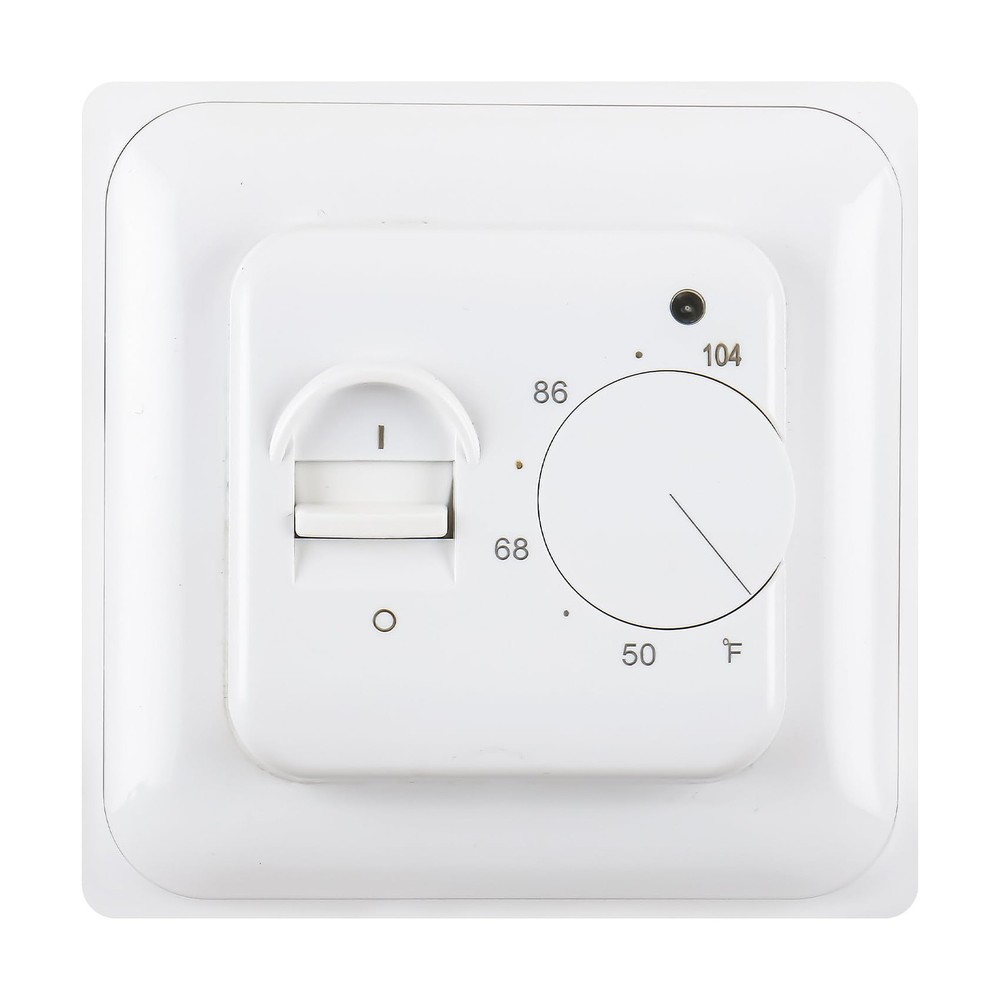Home Nonprogrammable Thermostats, Radiant Floor Heating Temperature Manual Co...