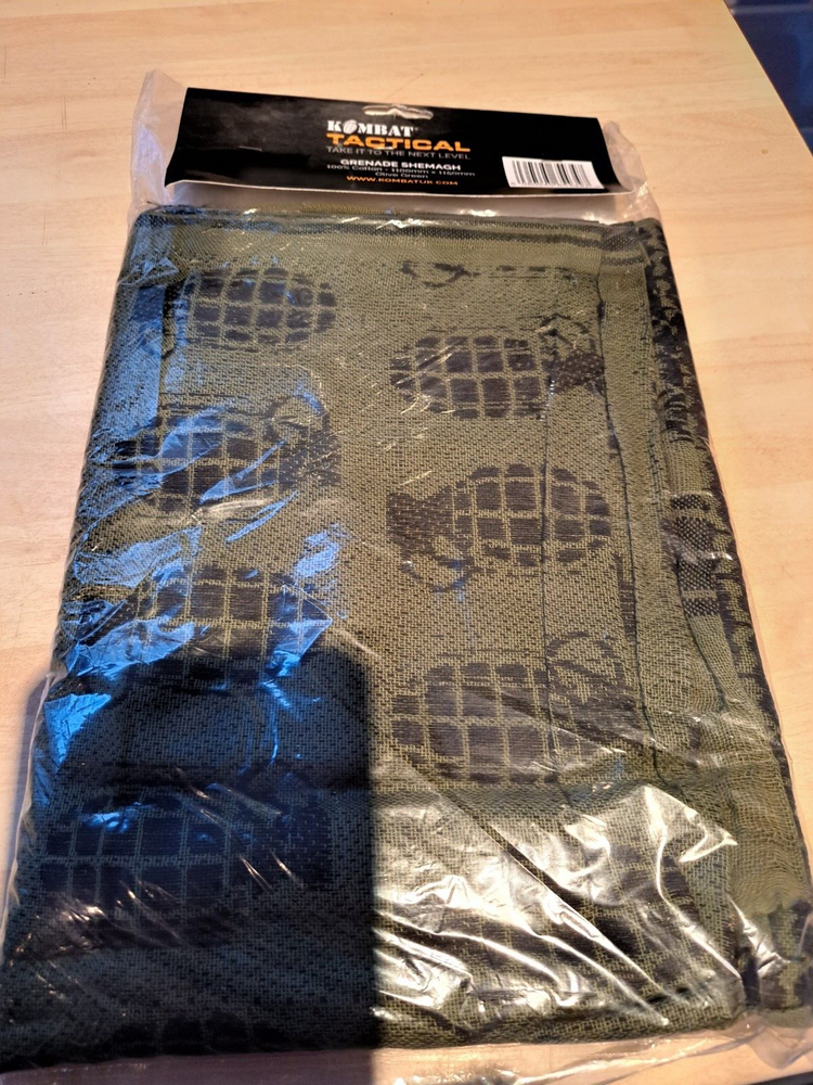 Kombat Airsoft Tactical Grenade  Shemagh - Olive Green - New and Sealed