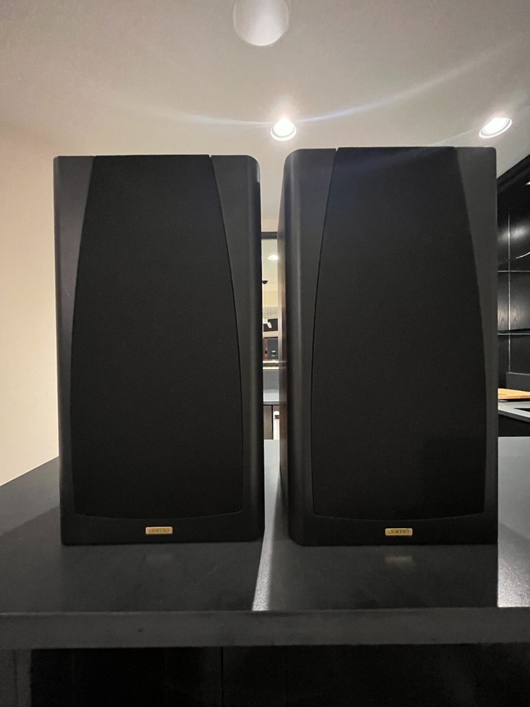 Jamo 68 Speakers -- Black -- Front Left and Right -- Home Theater Audio Speakers