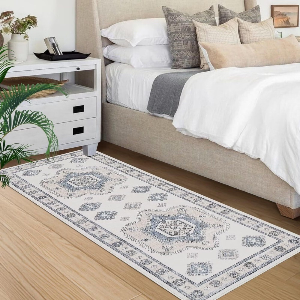 2x6 Runner Rugs for Living Room Bedroom Washable Rug Indoor Floor Mats Soft C...