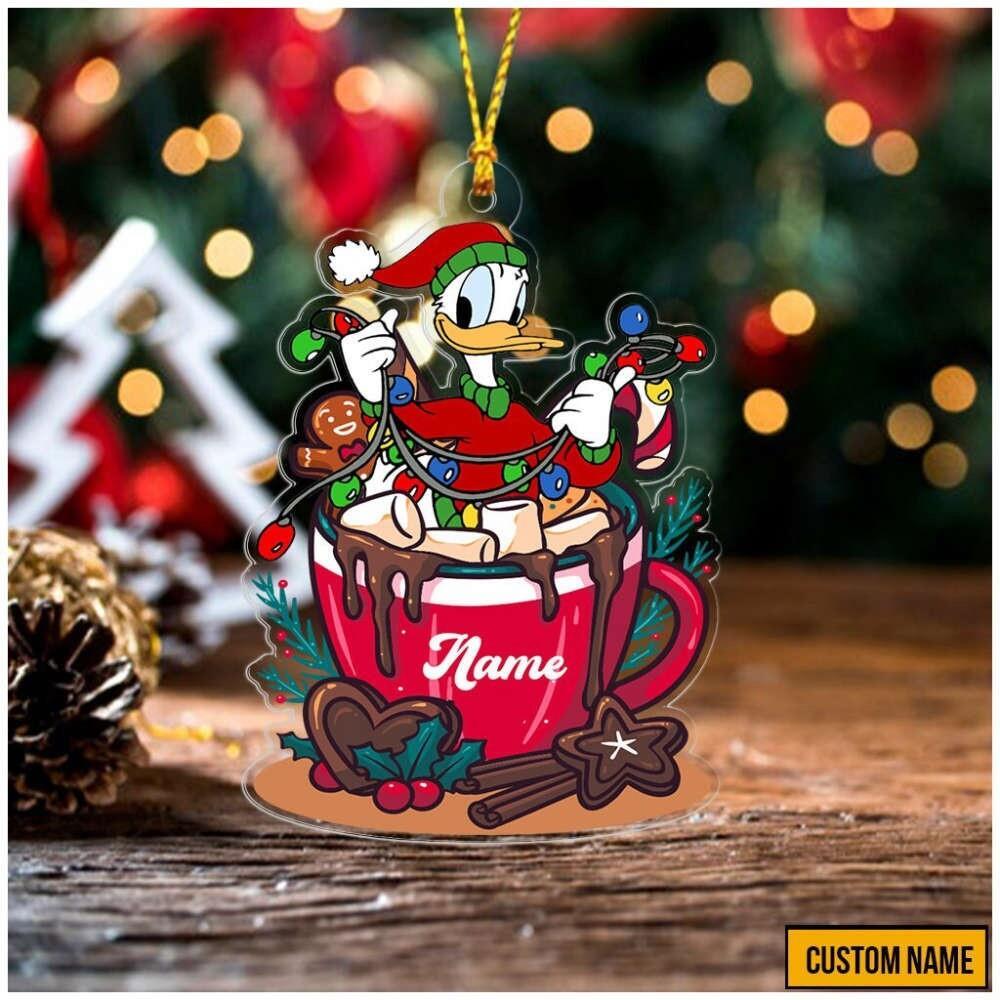Custom Donald Duck Christmas Ornament – Festive Holiday Gift-image