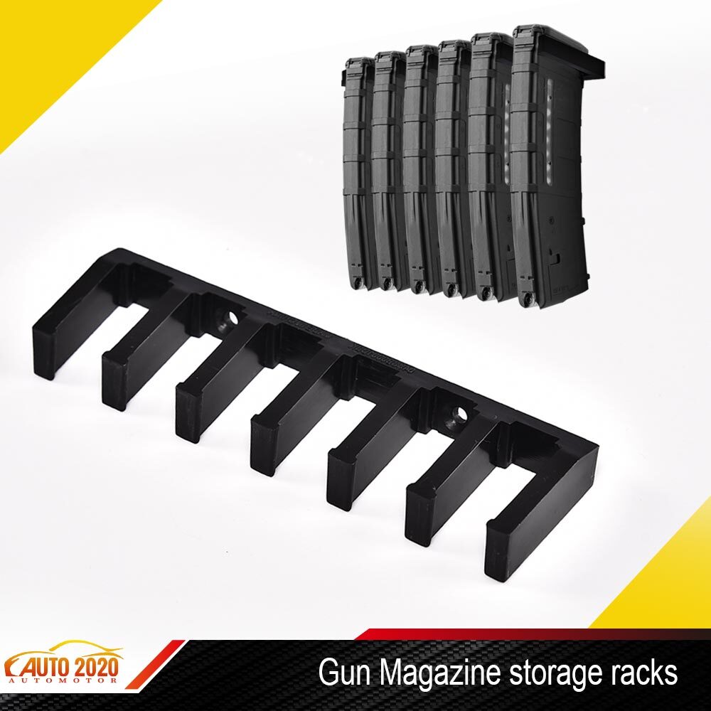 x6 Standard Wall Mount Mag Holder Magazine storage rack For Glock 26 19 17 34 33