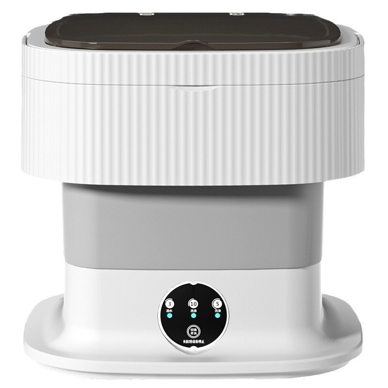 Mini washing machine for baby underwear foldable and ideal for cross-border use-image