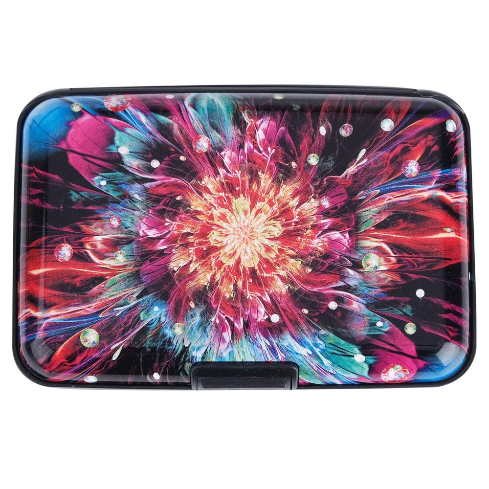 Slim Mini RFID Aluminum Wallet for Credit Cards – Metal Business Card Holder Case