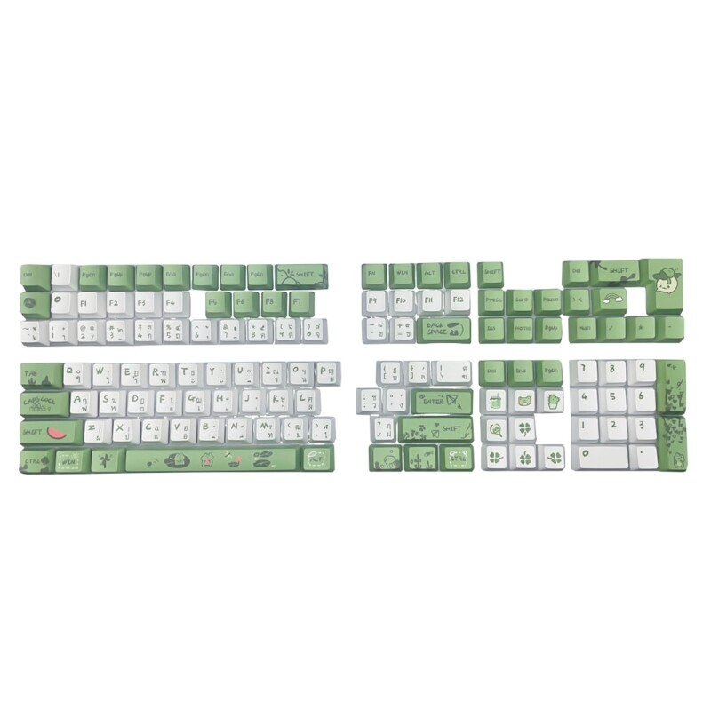 Upgrade Your Mechanical Keyboard with Premium Thai XDA Keycaps for 75/87/98/104 Layouts