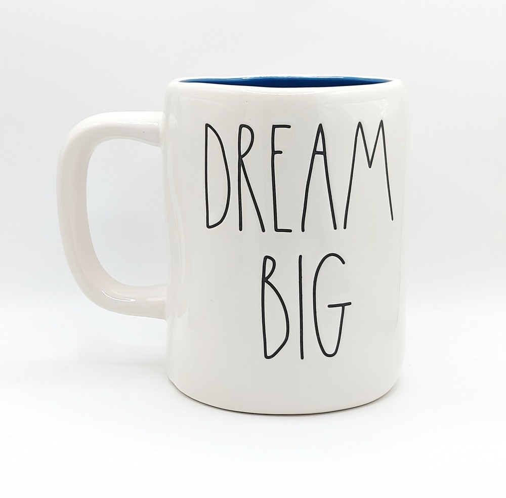 Rae Dunn 18oz Snoopy Dream Big Ceramic Mug Peanuts Graduation Gift Coffee Tea