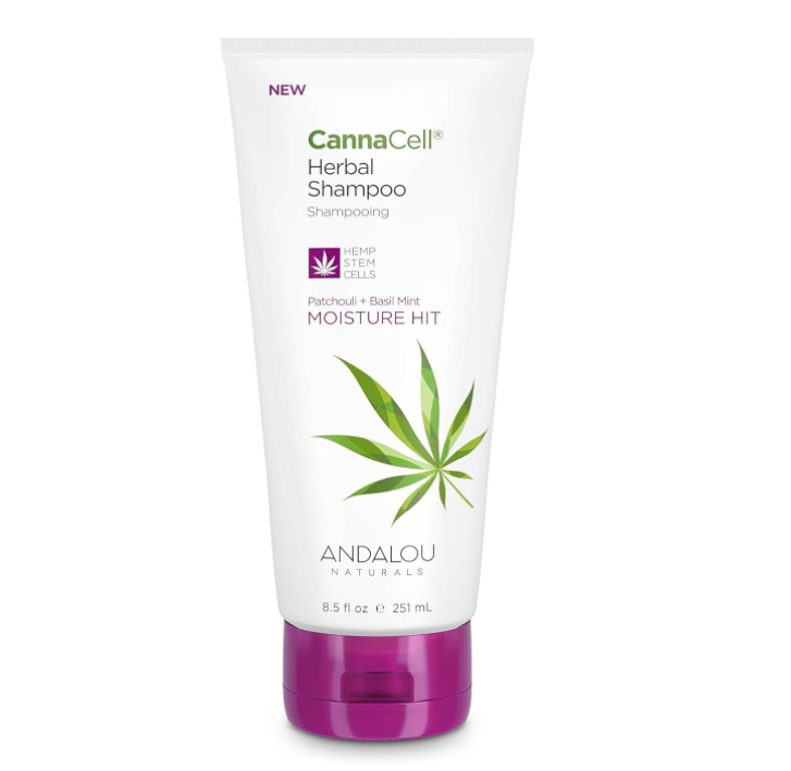 Andalou Naturals CannaCell Herbal Shampoo, Moisture Hit, 8.5 Ounce