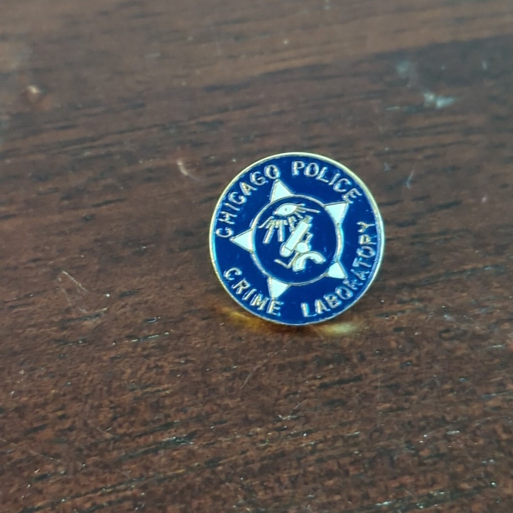 Chicago Crime Laboratory Police Officer Lapel Pin 1