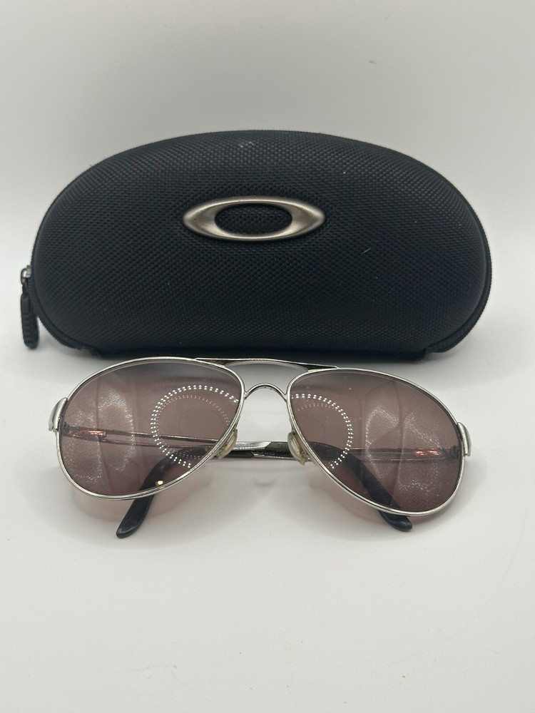 Oakley OO4054-02 Silver Pink Aviator Sunglasses Frames Only with Case