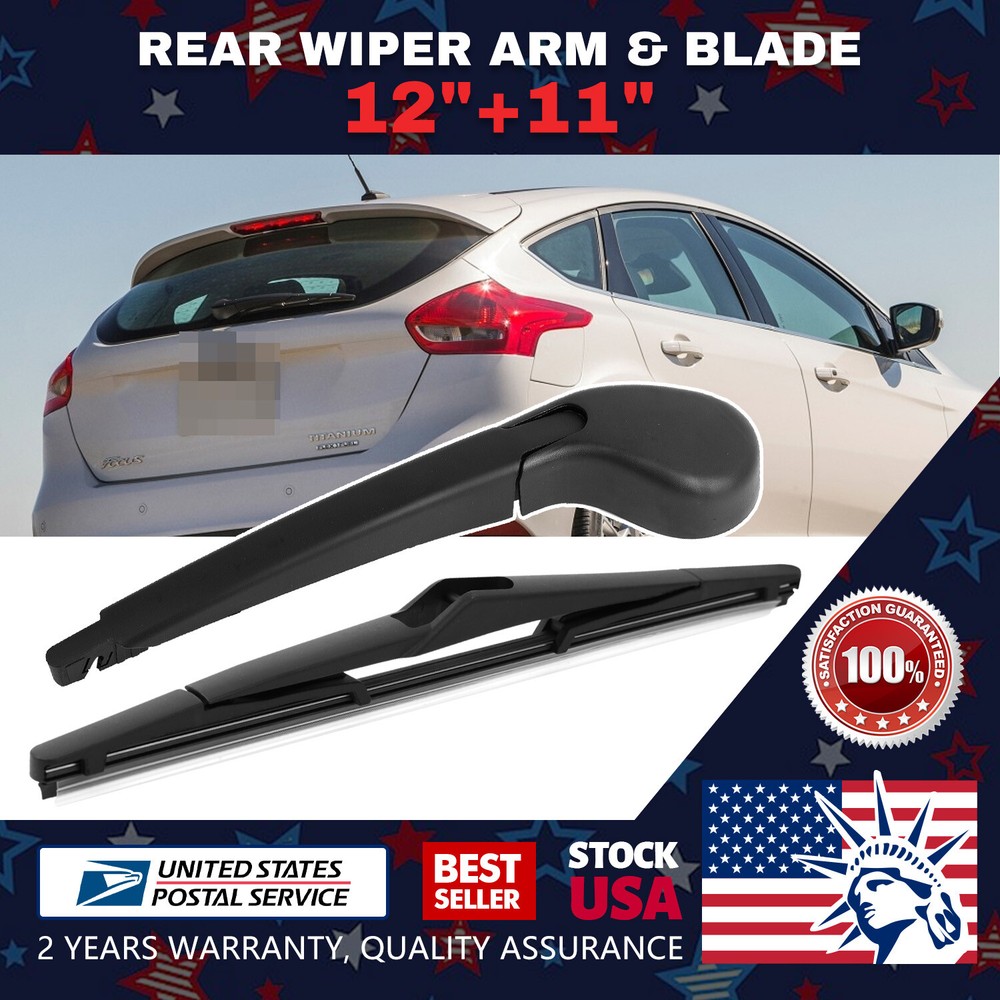 One Set 14''+12'' Premium Soft rubber Windshield Rear Wiper Blade All Season