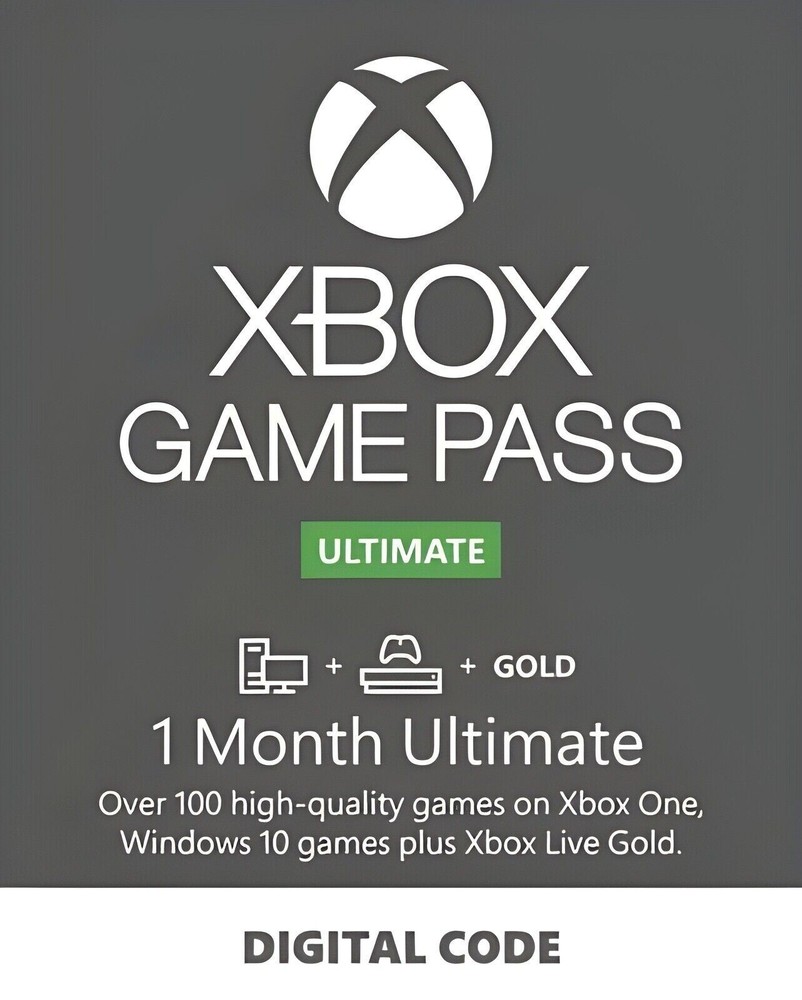 Xbox Game Pass Ultimate 1 Month Membership (USA New+Existing) Instant e-Deliver