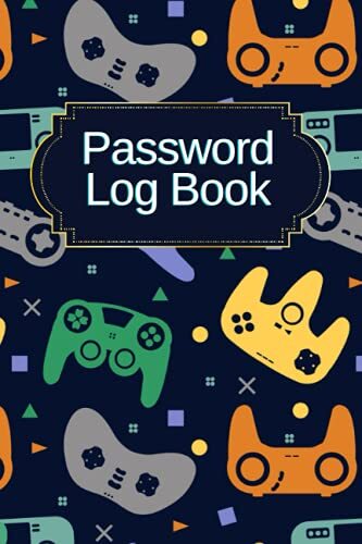 Secure Password Log Book with Alphabetized Tabs for Easy Access-image