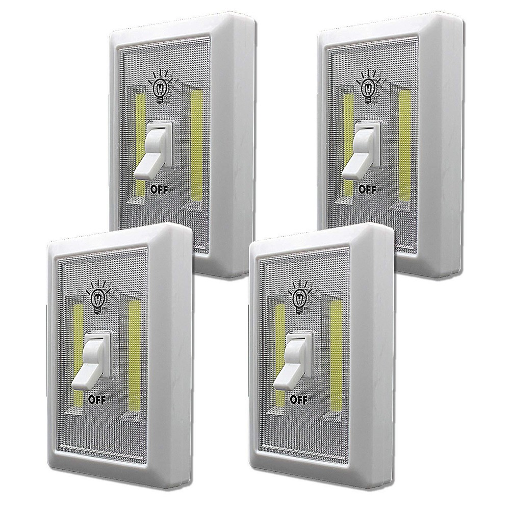 CREVIV LED Night Light, Battery Powered Light,Cordless COB Switch Light, Illu...