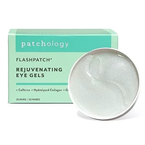 Rejuvenating Under Eye Gels - Hydrating Eye Mask w/Caffeine, Hydrolyzed Colla...