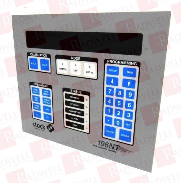 STOCK EQUIPMENT 196NT / 196NT (USED)