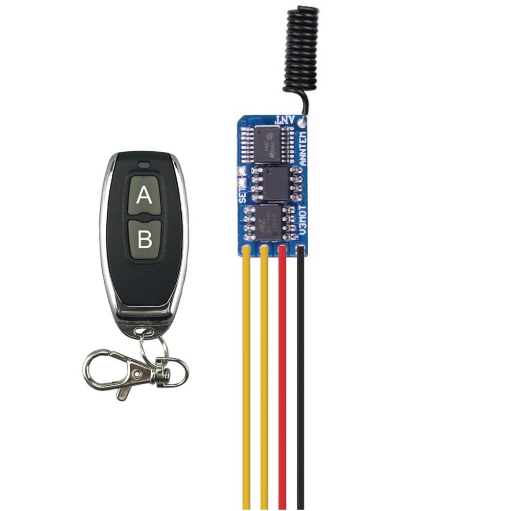 DC 3.7-12V 433MHz RF Wireless Transmitter Receiver Remote Control DIY Module C