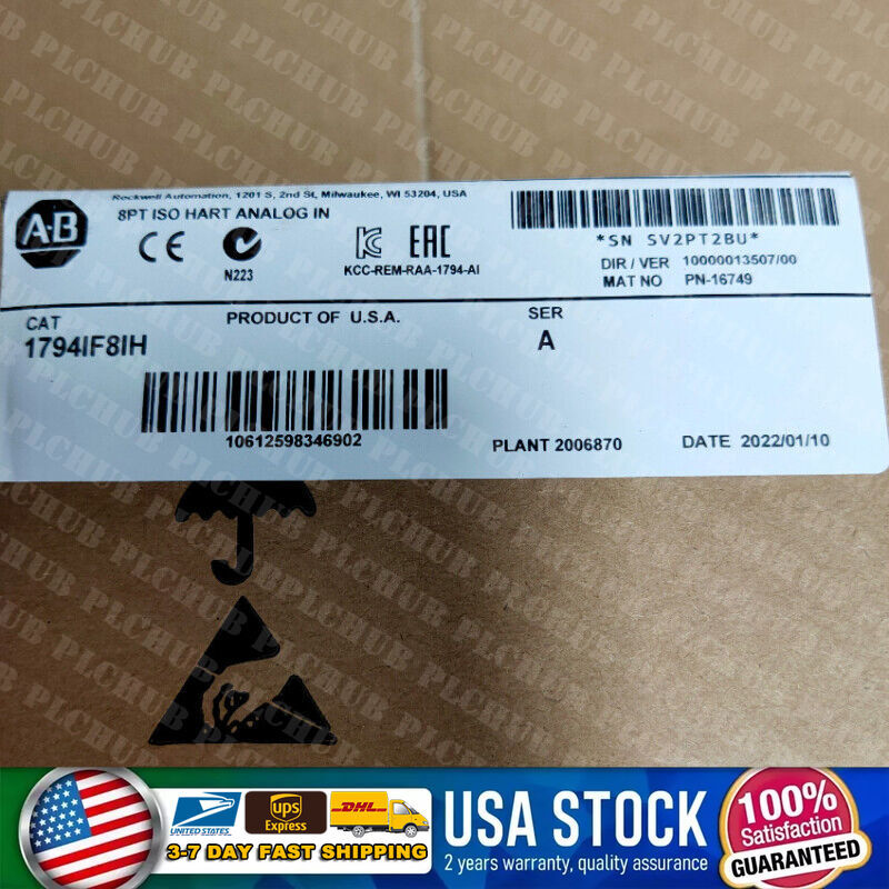 1794-IF8IH AB PLC Output Unit 1794IF8IH New Factory Sealed Spot Goods
