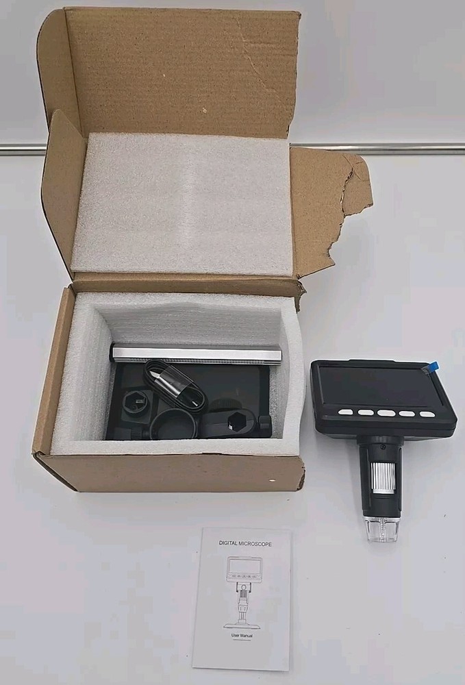 Digital Microscope 1000X USB Coin Microscope 4.3