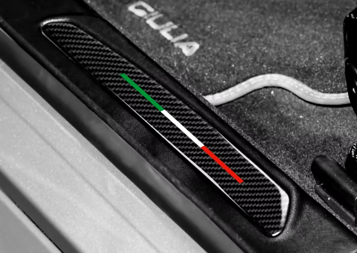 Car Threshold Protection Sticker Door Entry Guard Compatible with Alfa Giulia