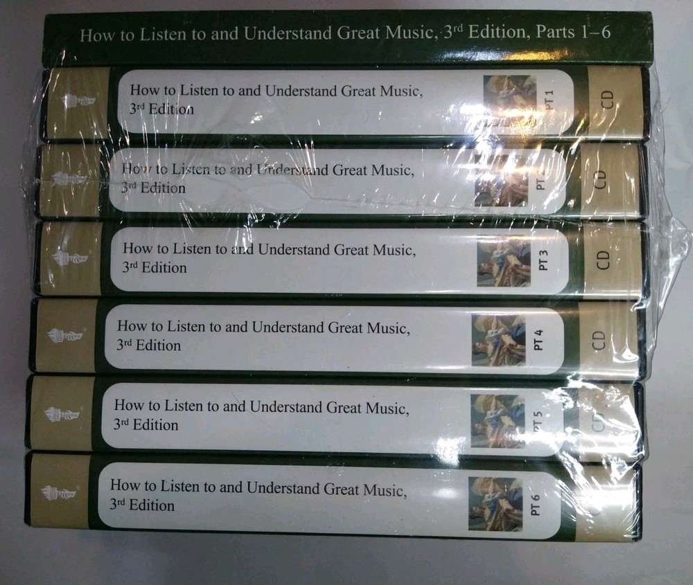 Master Great Music with 3rd Edition Course & Book Set Pt 1-6