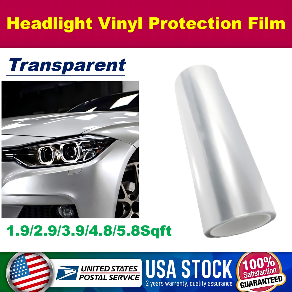 Car Headlight Taillight Tint Lens Film Smoke Fog Light Vinyl Wrap Decals Sticker