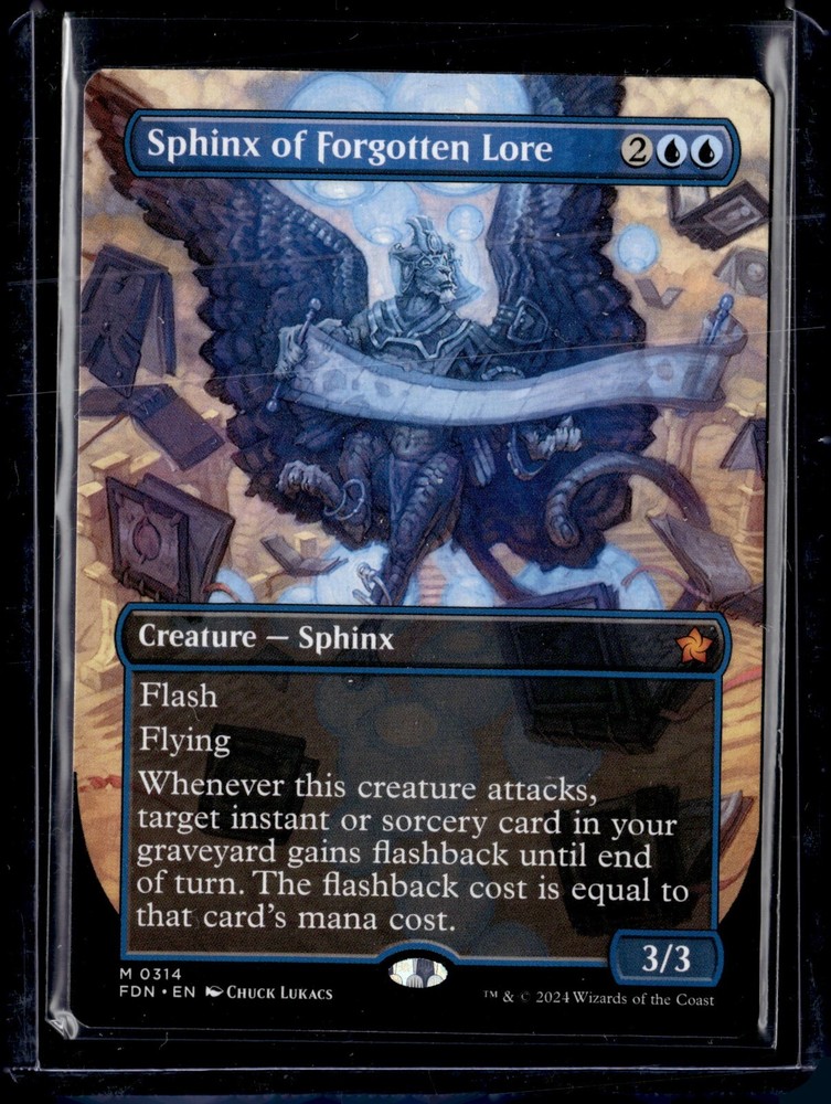 Sphinx of Forgotten Lore 314 FDN NM MTG Magic the Gathering Card