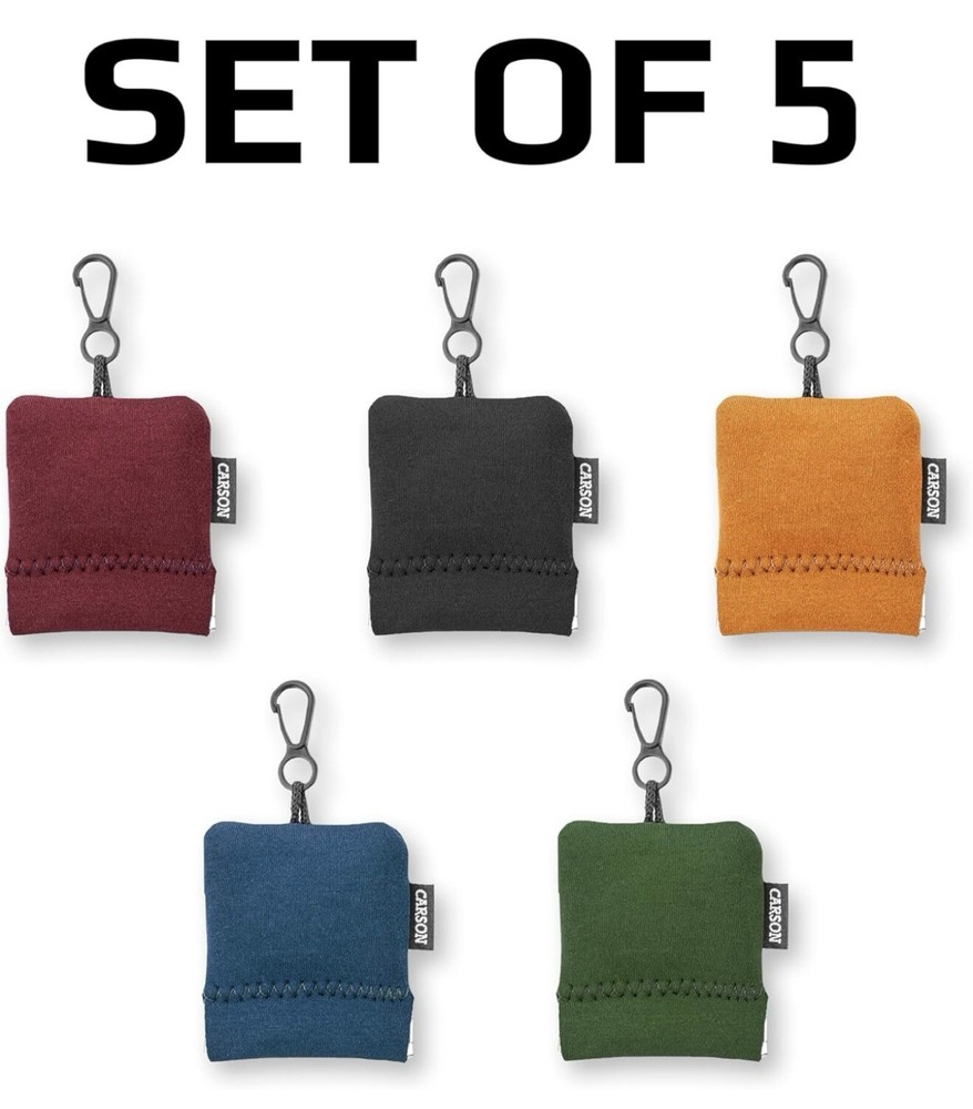 5-Pack Microfiber Lens & Device Cleaners for Phone iPad Camera – Multicolor