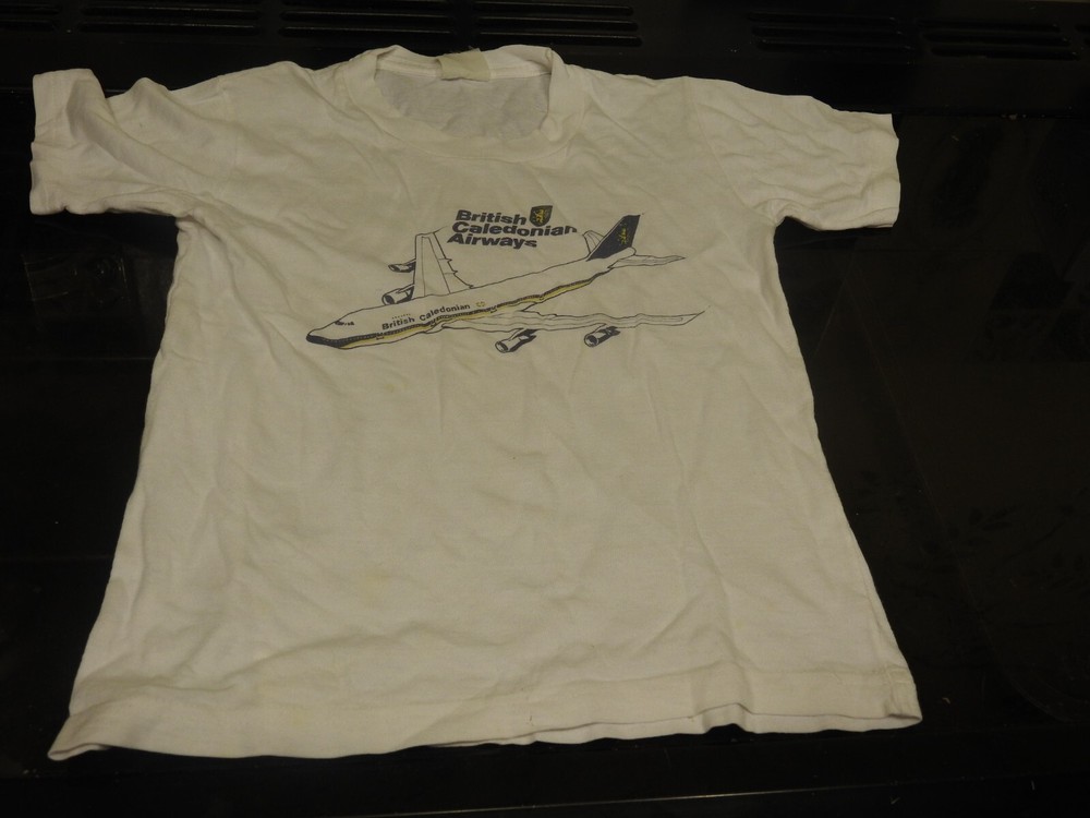 British caledonian Airways Boeing 747 t-shirt. Child size