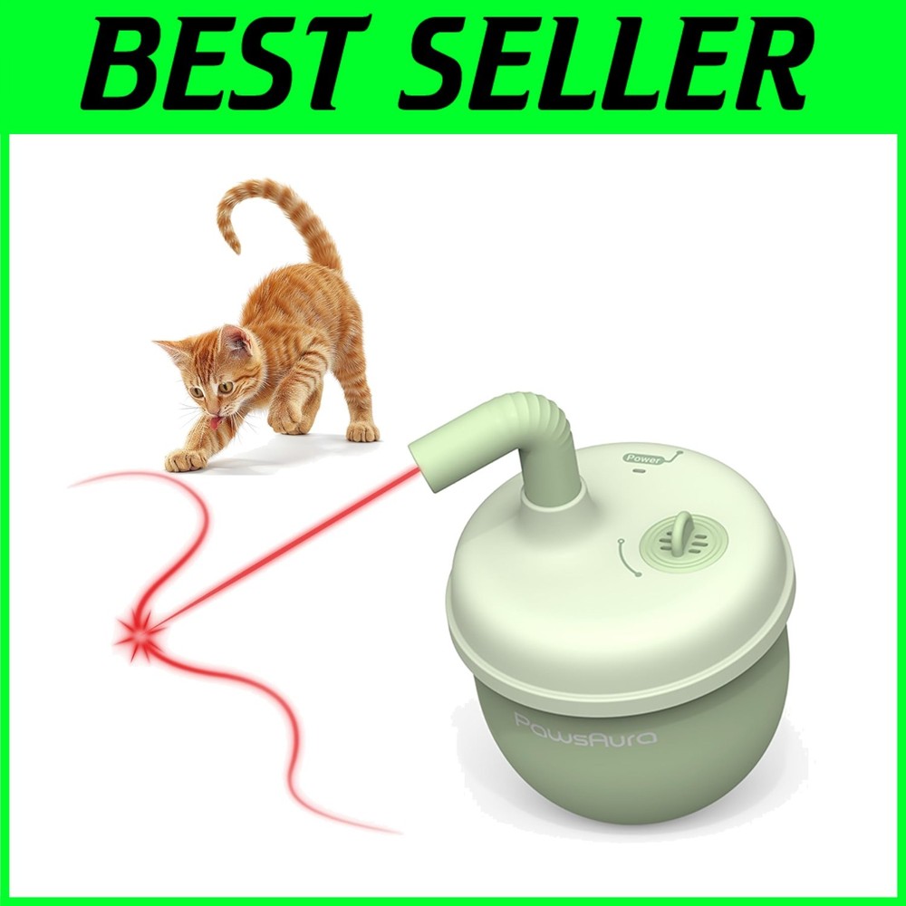 Bubble Cat Laser Toy - 3 Speed Modes - USB Rechargeable
