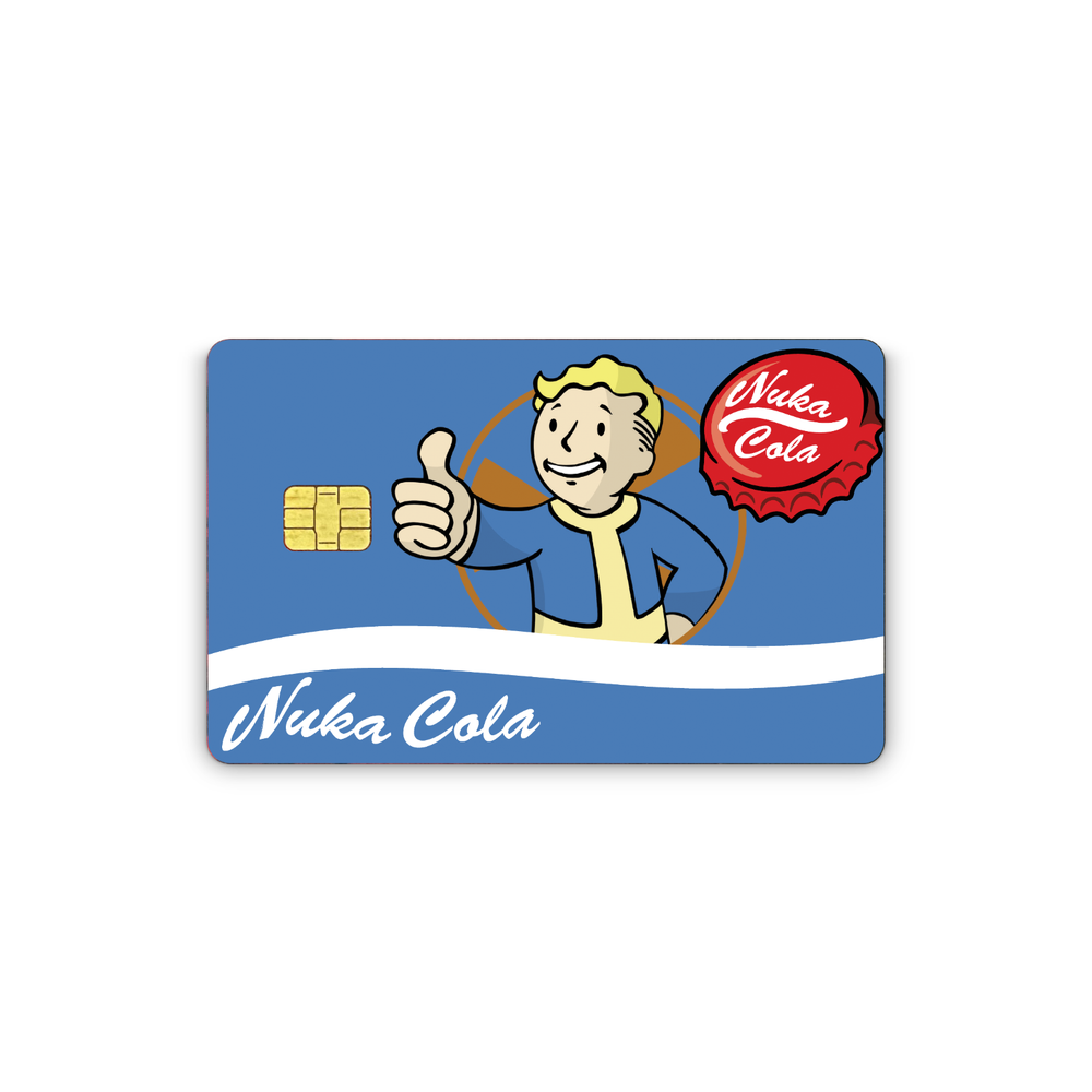 Nuka Cola Vinyl Credit Card Skin Decal Sticker-image