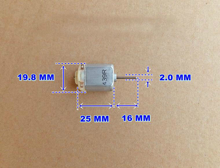 1pcs New 130 DC12V 11600RPM High Speed HM Strong Magnetic Motor for Parts