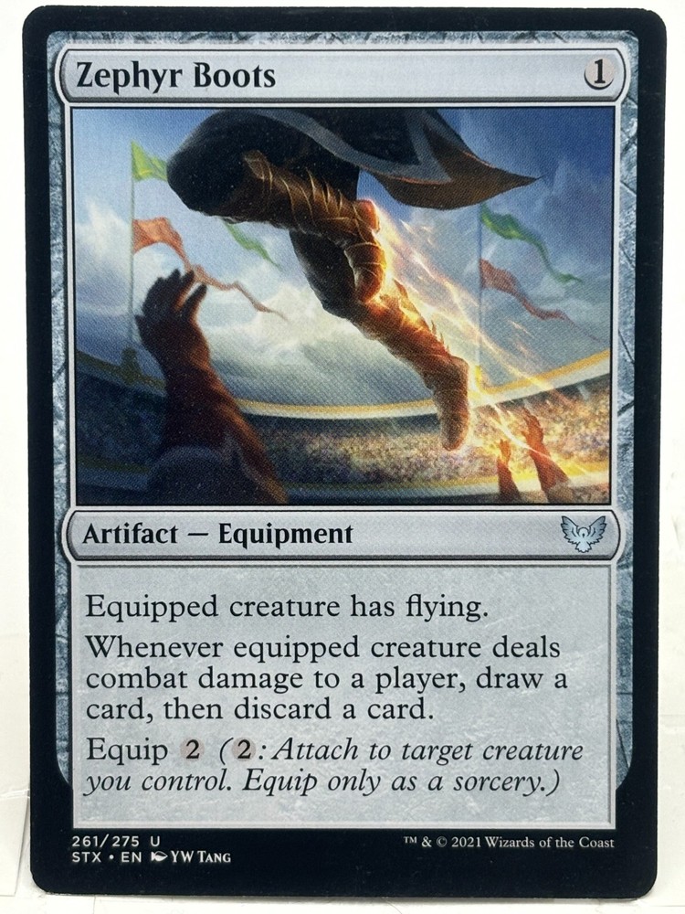 Zephyr Boots LP/NM* Strixhaven ENGLISH 261/275 mtg -UnltdCards