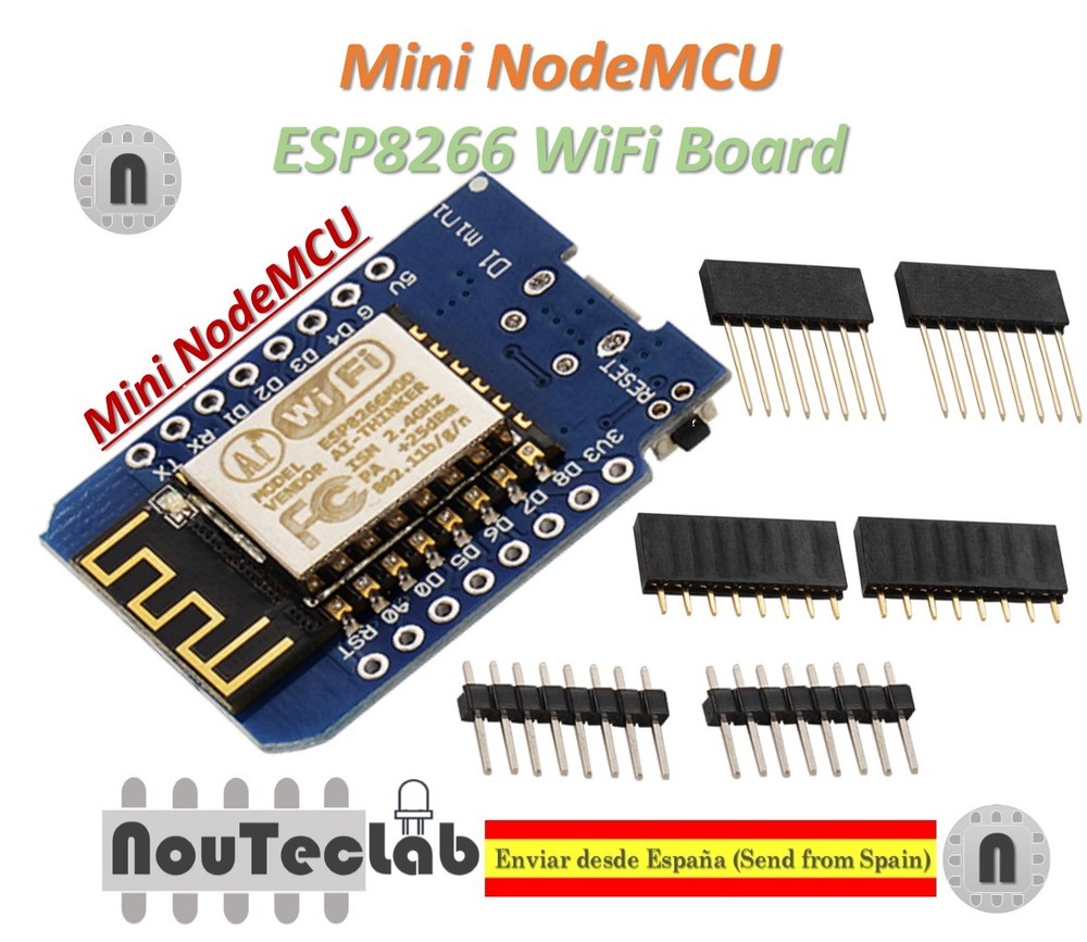 Mini NodeMcu 4M Lua WIFI IoT placa de desarrollo basada ESP8266 para D1 mini-image