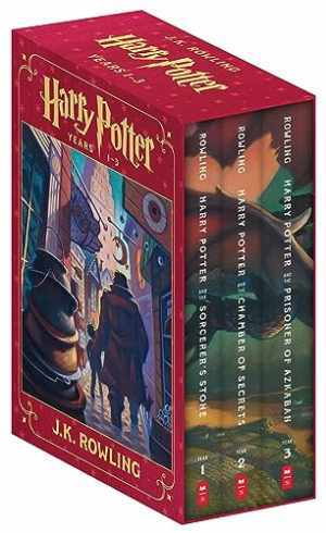 Harry Potter Paperback Box Set Books 1-3 by J.K. Rowling