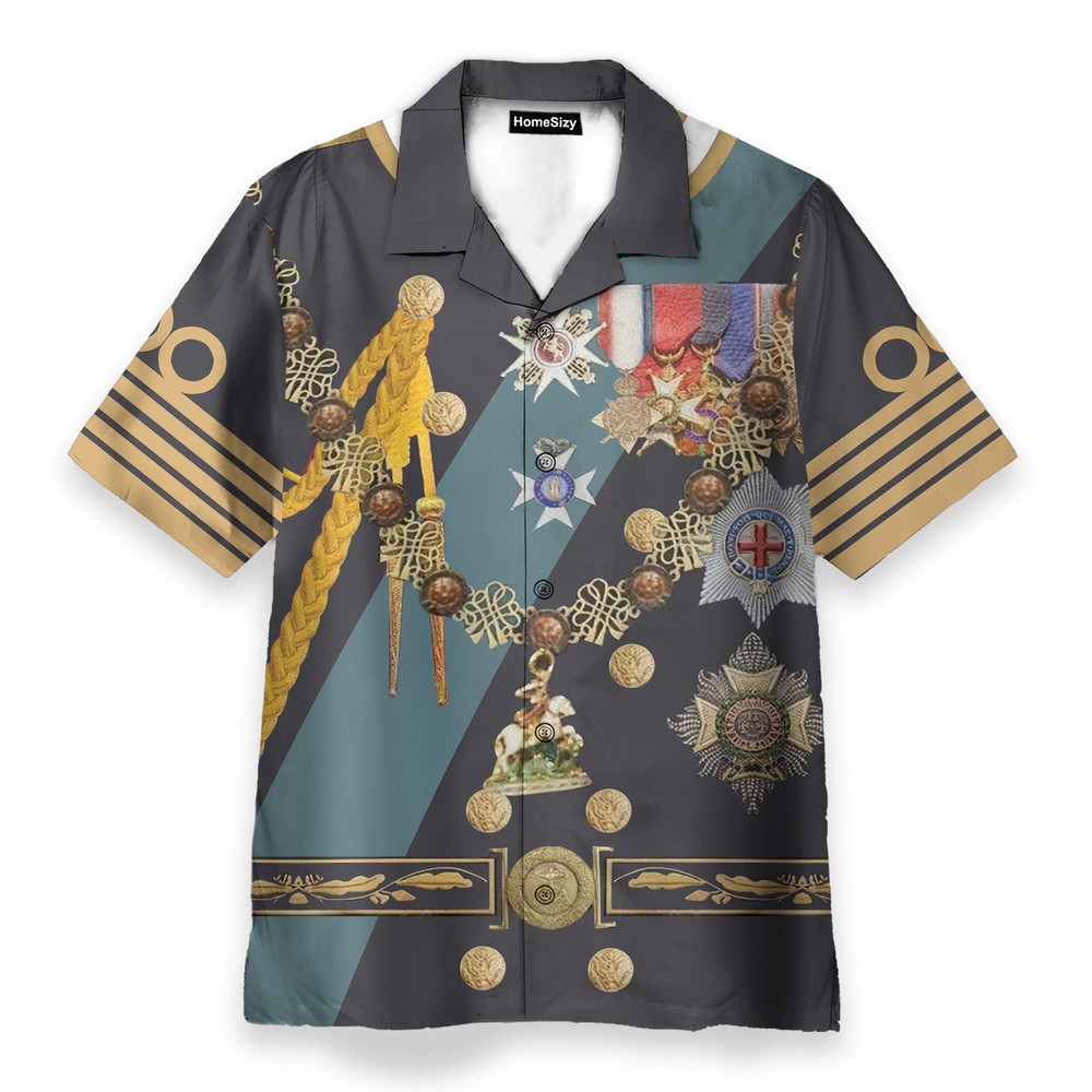 Prince Charles Cosplay Costume   Hawaiian Shirt