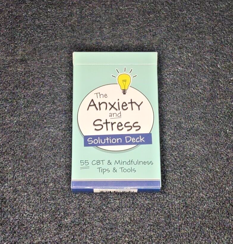 CBT Mindfulness Cards Tools and Tips Anxiety/Stress Solution Coping Skills Deck