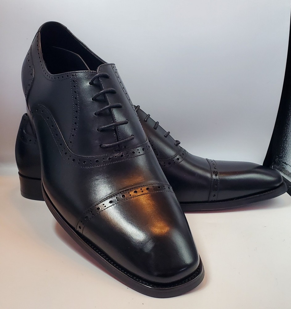 Alipasinm Men's Dress Shoes Size US 13 Black Oxford Formal Modern Leather Shoes-image