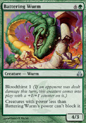 Battering Wurm X4 4 4X Guildpact MTG Magic the Gathering Cards DJ