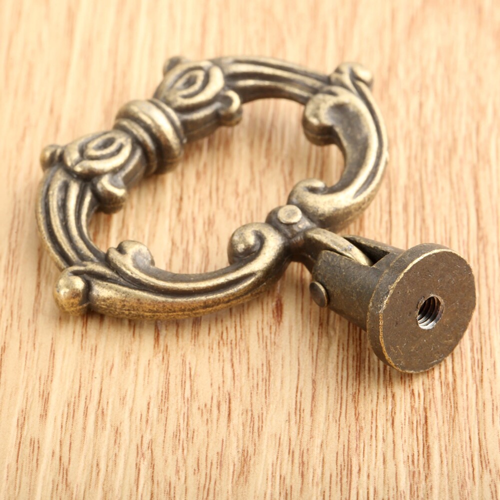 Vintage Bronze Cabinet Handles 47x42mm for Drawers & Kitchen Furniture