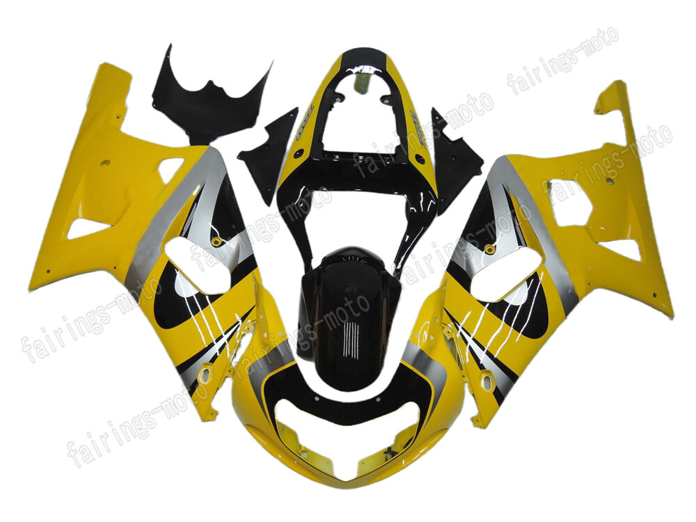 GSXR 600/750 K1 Fairing Kit in Blackefitsabs