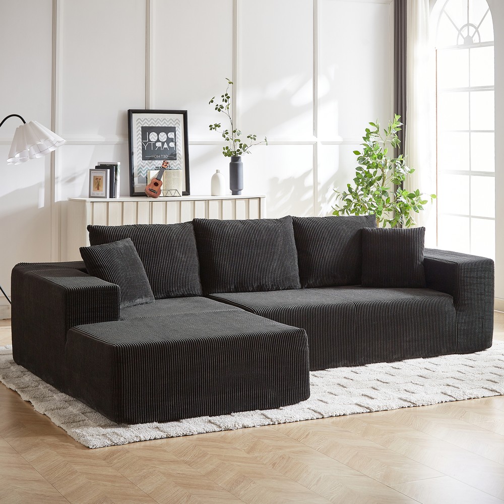 Modern Corduroy Upholstered 108