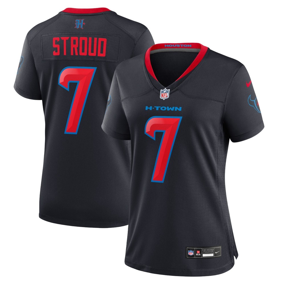 C.J. Stroud WOMEN Stitched Jersey Navy / White / Red