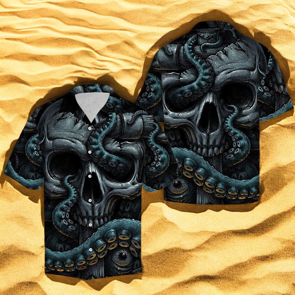Octopus Skull Hawaiian Shirt