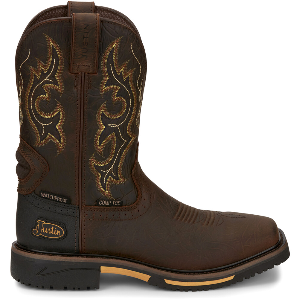 Justin Original Workboots Joist 11 Inch Electrical Composite Toe Work  Mens Size