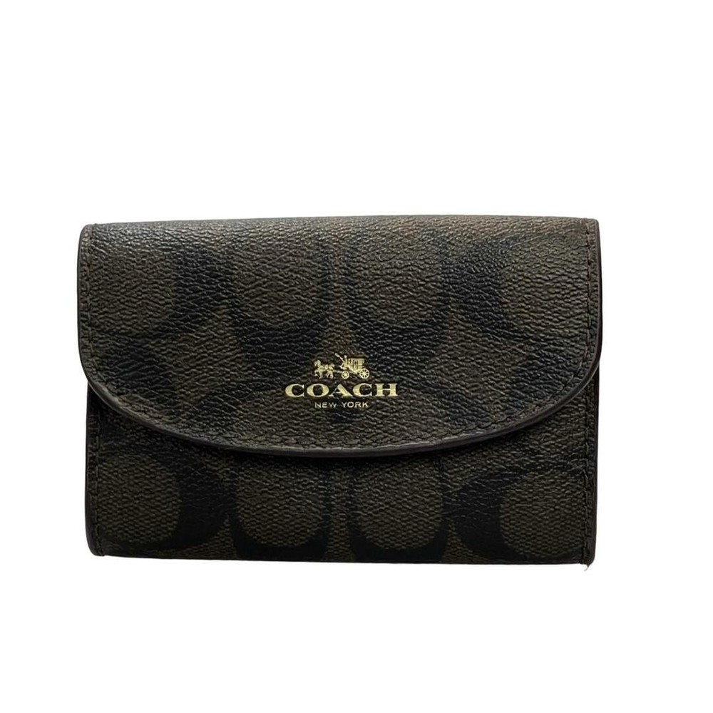 Coach 6-Key Case for Ladies - Signs of Wear Dirt Wrinkles Peeling Marks 4321