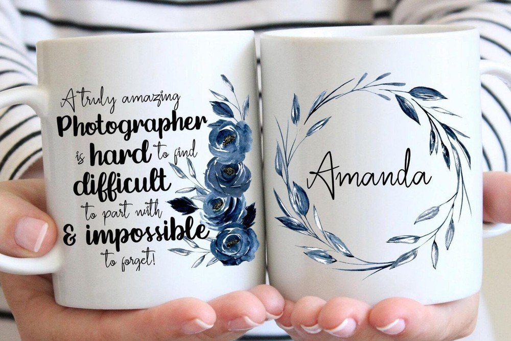Personalized Photographer Gift For Women Photographer Mug Thank You Appreciation