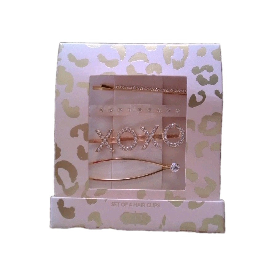 Mud Pie 4-Pack Adorable Hair Clips for Girls