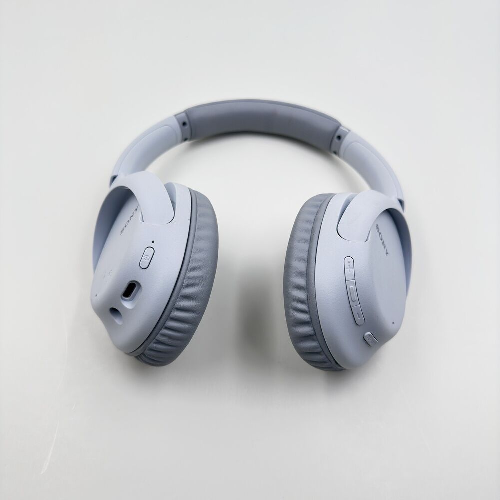 Sony WH-CH710N Over-Ear Headphones Wireless Bluetooth Noise Cancellation - White